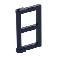 Window 1 x 2 x 3 Pane with Thick Corner Tabs (Dark Blue)