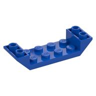 Brick Sloped Inverted 45° 6 x 2 Double with 2 x 4 Recessed (Blue)