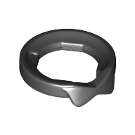 Minifig Neckwear Collar (Black)