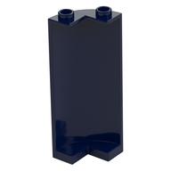 Cylinder Quarter 2 x 2 x 5 (Wall) (Dark Blue)