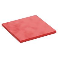 Tile 6 x 6 with Bottom Tubes (Red)
