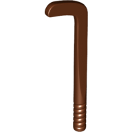 Sports Hockey Stick, Flat Shaft (Reddish Brown)
