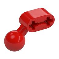 Technic Beam 1 x 2 with Ball Joint Angled (Red)