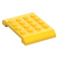Brick Sloped 4 x 6 x 2/3 Double (Yellow)