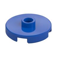 Plate Special Round 2 x 2 with Center Stud (Jumper Plate) (Blue)