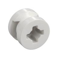 Wheel 8 x 6 with Slot (White)