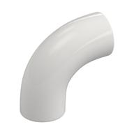 Brick Round 1 x 1 diameter Tube with 90 Degree Elbow (2 x 2 x 1) and Axle Holes (Crossholes) at each end (White)