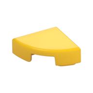 Tile Round 1 x 1 Quarter (Yellow)