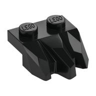 Plate Special 2 x 3 with Rocks (Black)