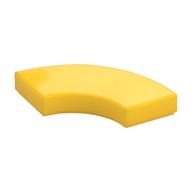 Tile 2 x 2 Curved, Macaroni (Yellow)