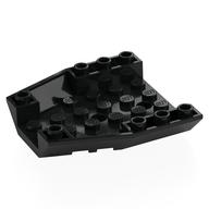 Brick Wedged, Sloped Inverted 6 x 6 x 1 Triple (Black)