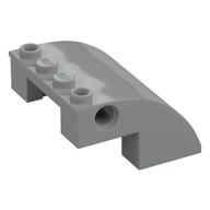 Brick Curved 4 x 4 x 2 with Holes (Light Bluish Gray)