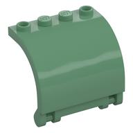 Panel 3 x 4 x 3 Curved (Sand Green)