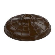 Hat Conical Asian with Raised Center (Dark Brown)