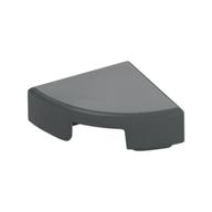 Tile Round 1 x 1 Quarter (Dark Bluish Gray)