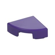 Tile Round 1 x 1 Quarter (Dark Purple)