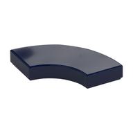 Tile 2 x 2 Curved, Macaroni (Dark Blue)