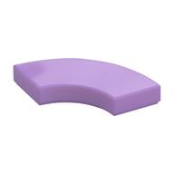 Tile 2 x 2 Curved, Macaroni (Medium Lavender)