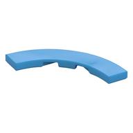 Tile 4 x 4 Curved, Macaroni (Dark Azure)