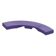 Tile 4 x 4 Curved, Macaroni (Dark Purple)