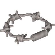 Equipment Barbed Wire Coil (Flat Silver)