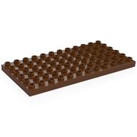 Duplo Plate 6 x 12 (Reddish Brown)