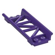 Vehicle Track, Roller Coaster Straight 8L (Dark Purple)