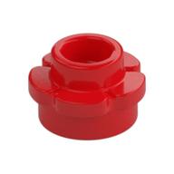 Plant, Flower, Plate Round 1 x 1 with 5 Petals (Red)