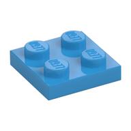 Plate 2 x 2 (Dark Azure)
