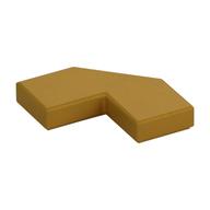 Tile Special 2 x 2 Corner with Cut Corner - Facet (Pearl Gold)