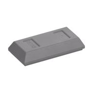 Tile Special 1 x 2 with Sloped Walls AKA Money / Gold Bar [Ingot] (Flat Silver)