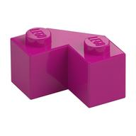 Brick Wedged 2 x 2 Facet (Magenta)