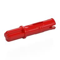 Technic Axle Pin 3L with Friction Ridges Lengthwise and 1L Axle (Red)