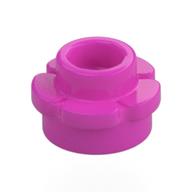 Plant, Flower, Plate Round 1 x 1 with 5 Petals (Dark Pink)
