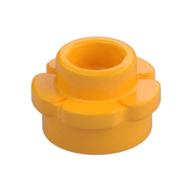 Plant, Flower, Plate Round 1 x 1 with 5 Petals (Bright Light Orange)
