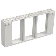 Frame 2 x 16 x 6 with Knobs (White)