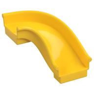 Duplo Playground Slide Curved Right 90° (Yellow)
