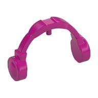 Headwear Accessory Ear Protectors / Headphones Type 2 (Magenta)