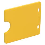 Duplo Door / Window with Cutout (Semi Oval) (Yellow)