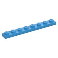Plate 1 x 8 (Dark Azure)