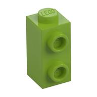 Brick Special 1 x 1 x 1 2/3 with Studs on 1 Side (Lime)
