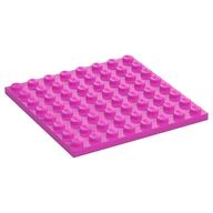 Plate 8 x 8 (Dark Pink)