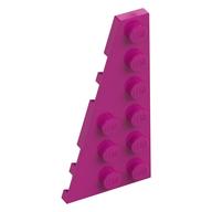 Wedge Plate 6 x 3 Left (Magenta)