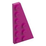 Wedge Plate 6 x 3 Right (Magenta)