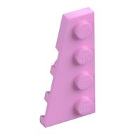 Wedge Plate 4 x 2 Left (Bright Pink)