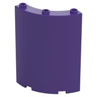 Panel 4 x 4 x 6 Quarter Cylinder (Dark Purple)