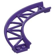 Vehicle Track, Roller Coaster, Curve (Dark Purple)