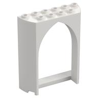 Panel 2 x 6 x 6 with Gothic Arch (White)