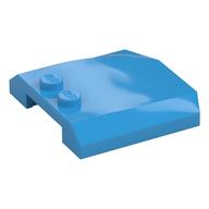 Brick Wedged, Curved Triple 4 x 4 x 2/3, 2 Studs (Dark Azure)