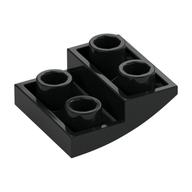 Brick Curved Inverted 2 x 2 x 2/3 (Black)